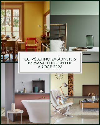Plánujete renovaci v roce 2026? S barvami Little Greene sladíte celý domov, interiér i exteriér. Od stěn a stropů, přes...